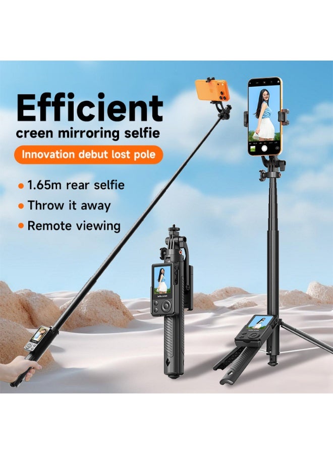 Ultimate Vlogging Kit: Screen-Casting, Gimbal & Selfie Stick for Perfect Shots - Image 1